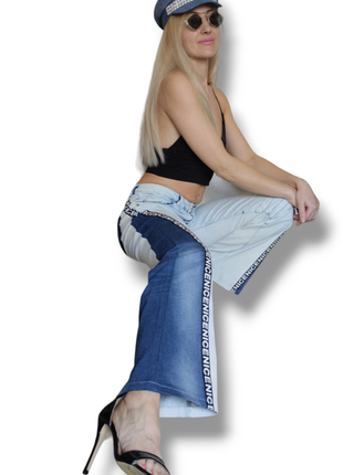 Джинсы женские клеш. тренд. стильные джинсы4 фото