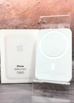 Зовнішній акумулятор apple magsafe battery pack з яблуком