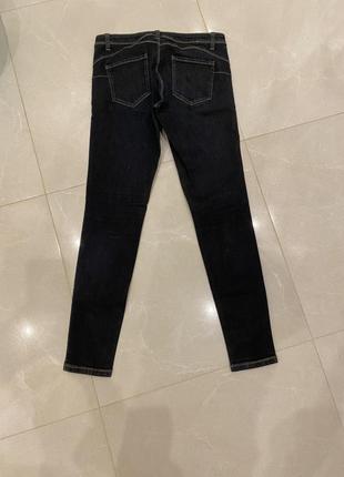 Темно синие скини джинсы2 фото