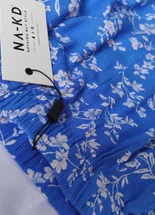 Женские летние шорты  na-kd / вискоза в цветочек3 фото