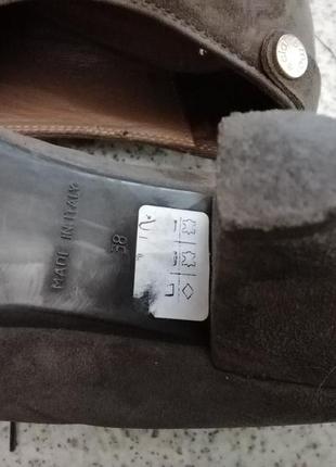 Итальянские замшевые осенние туфли - 38/бренд marie claire4 фото