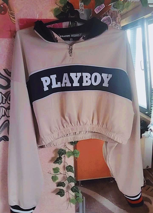 Кофта кроп-топ playboy орігінал !!!!