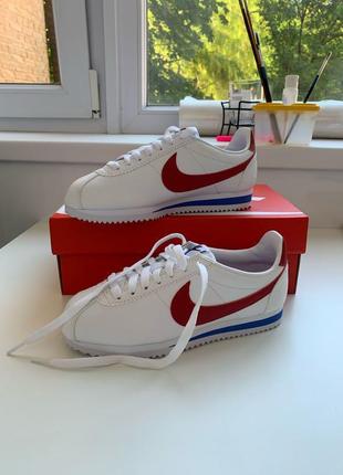 Nike - classic cortez leather “white red” wmns - 36 розмір