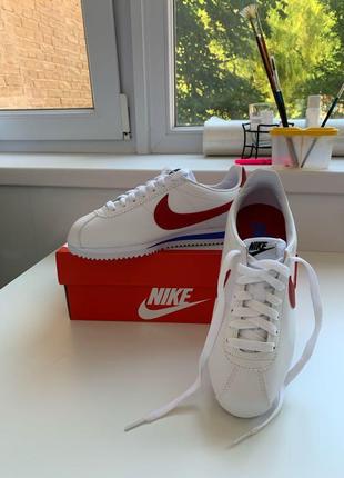 Nike - classic cortez leather “white red” wmns - 36 розмір2 фото