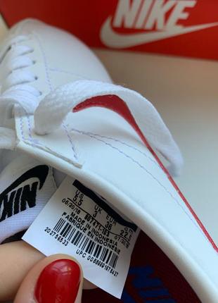 Nike - classic cortez leather “white red” wmns - 36 розмір3 фото