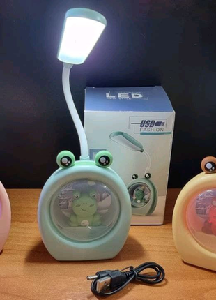Акумуляторна лампа-нічник1 фото
