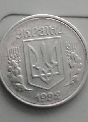 Монета 1 копійка 1992 року4 фото