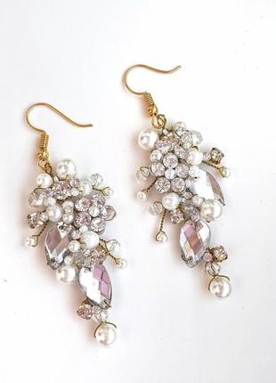 Свадебное украшение для волос, веточка в прическу, украшение в прическу невесте, ободок