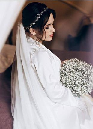 Свадебное украшение для волос, украшения в прическу, украшения для невесты, венок в прическу4 фото
