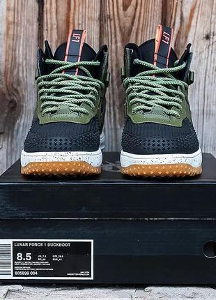 Кросівки nike lunar force 1 duckboot 15 «green/black» 41-45 р