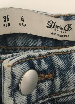 Шорти укорочені джинсові р.s denim go7 фото