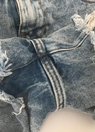 Шорти укорочені джинсові р.s denim go8 фото
