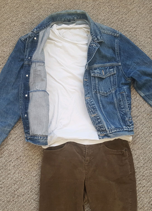 Джинсова куртка чоловіча s jeans jacket man джинсовка2 фото