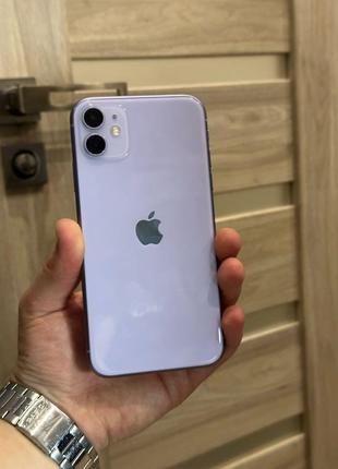 Used iphone 11 128gb purple 100%7 фото