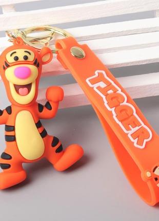 Вінні пух брелок тигра tigger силіконовий брелок для ключів креативна підвіска 7,3 см5 фото