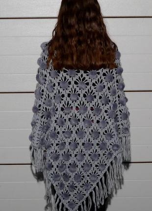Женская шаль с норкой2 фото