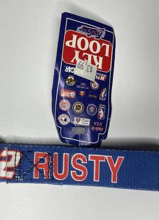 Вінтажне кільце для ключів fan gear rusty wallace / брелок для до