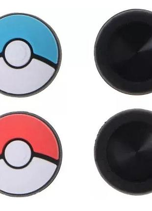 Накладки на стики hori pokemon go pokeball для контролерів joy-con nintendo switch