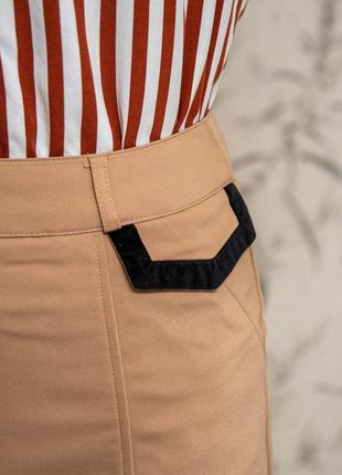 Костюм orsay цвета кофе с молоком (жакет и короткая юбка), размер s3 фото