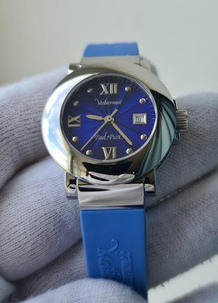Жіночий годинник paul picot mediterranee blue swiss made нові7 фото