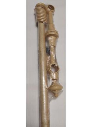 Карниз трубчастий металопластиковий для штор і гардин, сосна, 2.4м