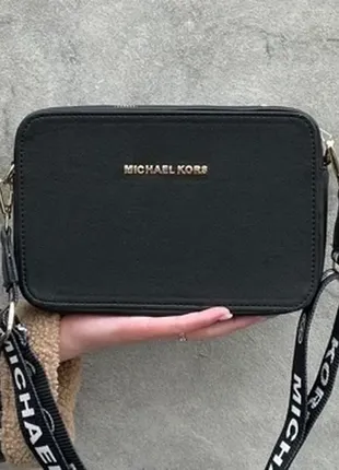 🔥 michael kors ginny crossbody bag black