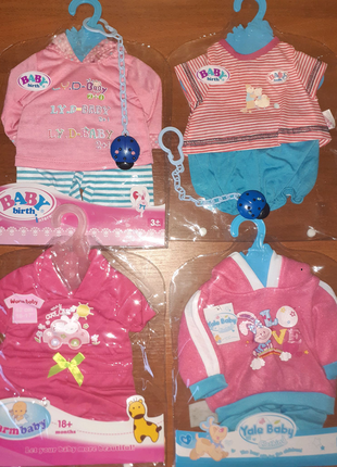 Одяг для ляльок 40-43 см zapf creation baby annabell1 фото