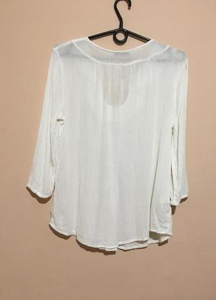 Блуза mango embroidered cord blouse в boho стиле3 фото