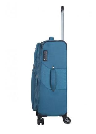Тканный чемодан snowball 21505 - средний размер 67*42*24 + 5 см (51 - 89 л) 3,1 кг2 фото
