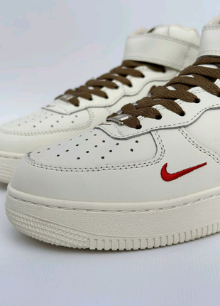 Кросівки на зиму nike air force high shadow brown