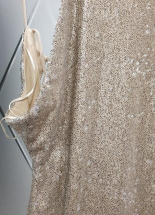 Красива коротка  сукня в пайєтки zara3 фото