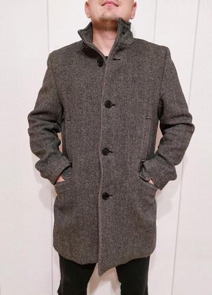 Чоловіче пальто, шерстяне пальто, пальто на осінь1 фото