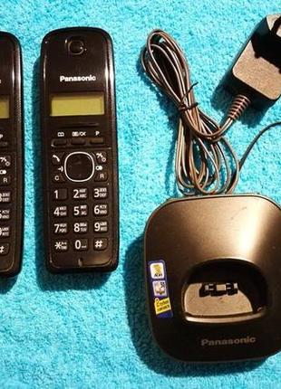 Радіотелефон пара panasonic kx-tg1612ua