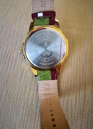 Годинник julius korea design men's dress watch leather strap jah6 фото