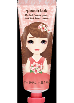 Крем для рук з живленням та гідратацією peach tok tok hand cream