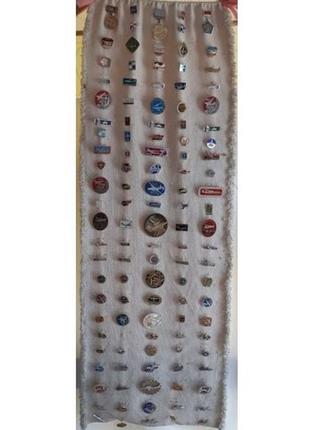 Полотно значков посвященных авиации, 117 штук