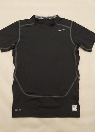 Компресійна термо футболка nike pro combat1 фото