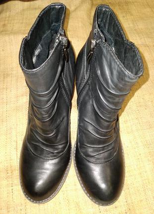 38р-25 см кожа ботинки tamaris2 фото