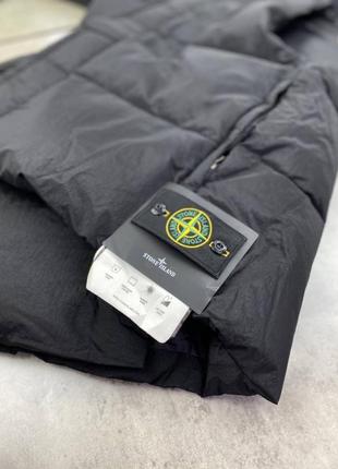 Жилет черный stone island v0743 фото