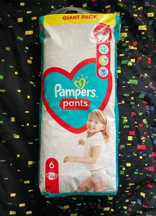 Підгузки - трусики pampers. giant pack. розміри 4,5,61 фото