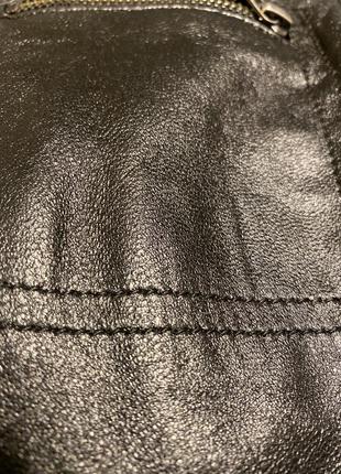 Шкіряний бомбер бомпер куртка шкіряна натуральна 5