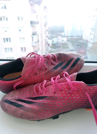 Бутси adidas x ghosted.3 fg pink fw6945