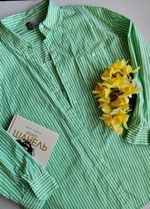 Салатовая летняя рубашка n&amp;m1 фото
