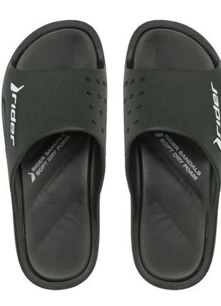 Сланцы мужские rider bay xiii man slipper черно-серые ( размеры 41 42 )