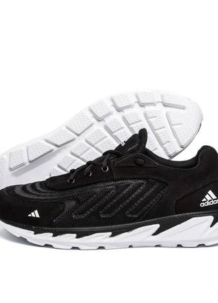 Кросівки літні сітка adidas ozelia black