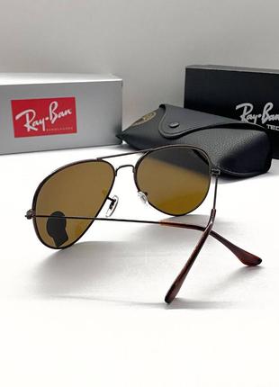 Женские солнцезащитные очки ray ban 3025 aviator (2913)5 фото