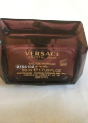 Versace crystal noir 50ml2 фото