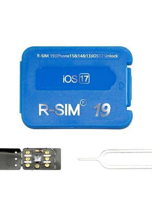 R-sim 19 2024 qpe ios 17+ всі apple iphone розблокування