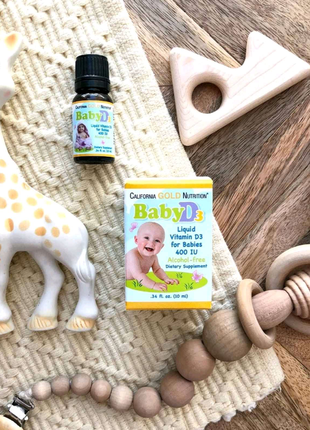 Baby d3 california gold nutrition  витамин д на масляной основе