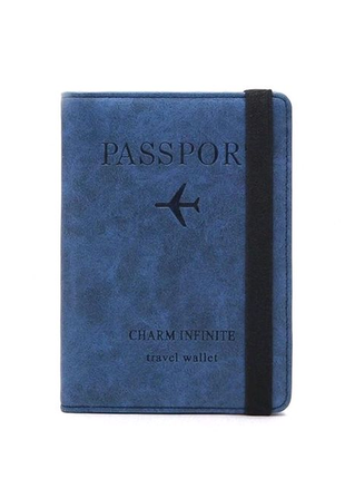 Обкладинка на закордонний паспорт з відсіками для кредиток/грошей